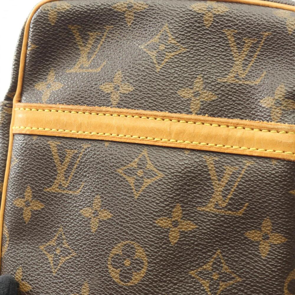 LOUIS VUITTON Brown Monogram Leather Shoulder Bag - Picture 7 of 12